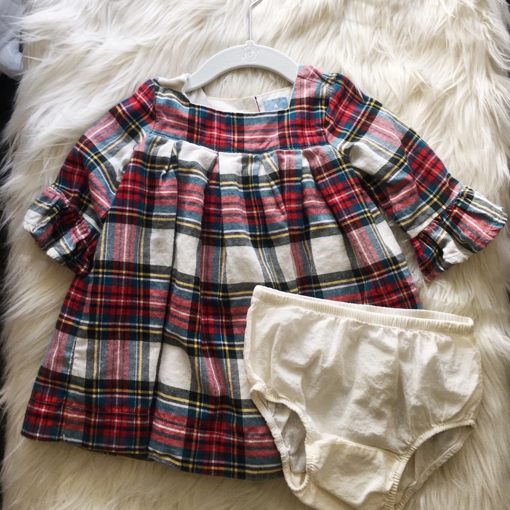 NWOT Baby Gap plaid dress